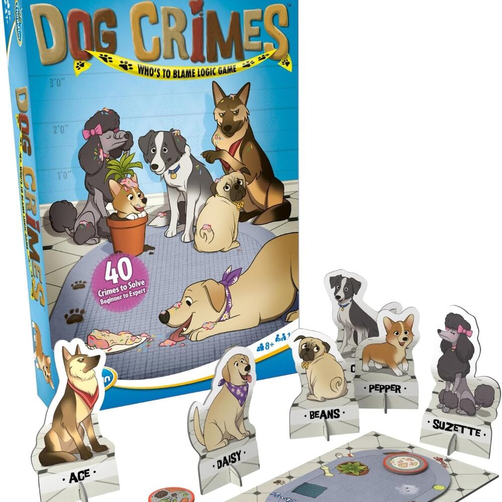 ThinkFun Dog Crimes Logic Game - Engaging Brainteaser for Kids and Adults | Fun